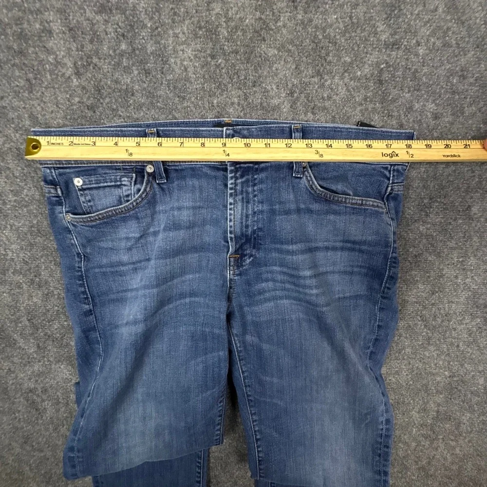 7 For All Mankind Slimmy Jeans Mens 36 Blue Luxe Performance Slim Fit Denim 0397